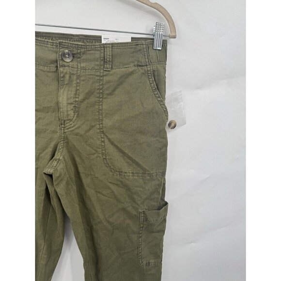 Sonoma Mid Rise Tapered Jogger Pant Women 4 Green Grunge Skater Granolagirl NEW - Picture 9 of 9